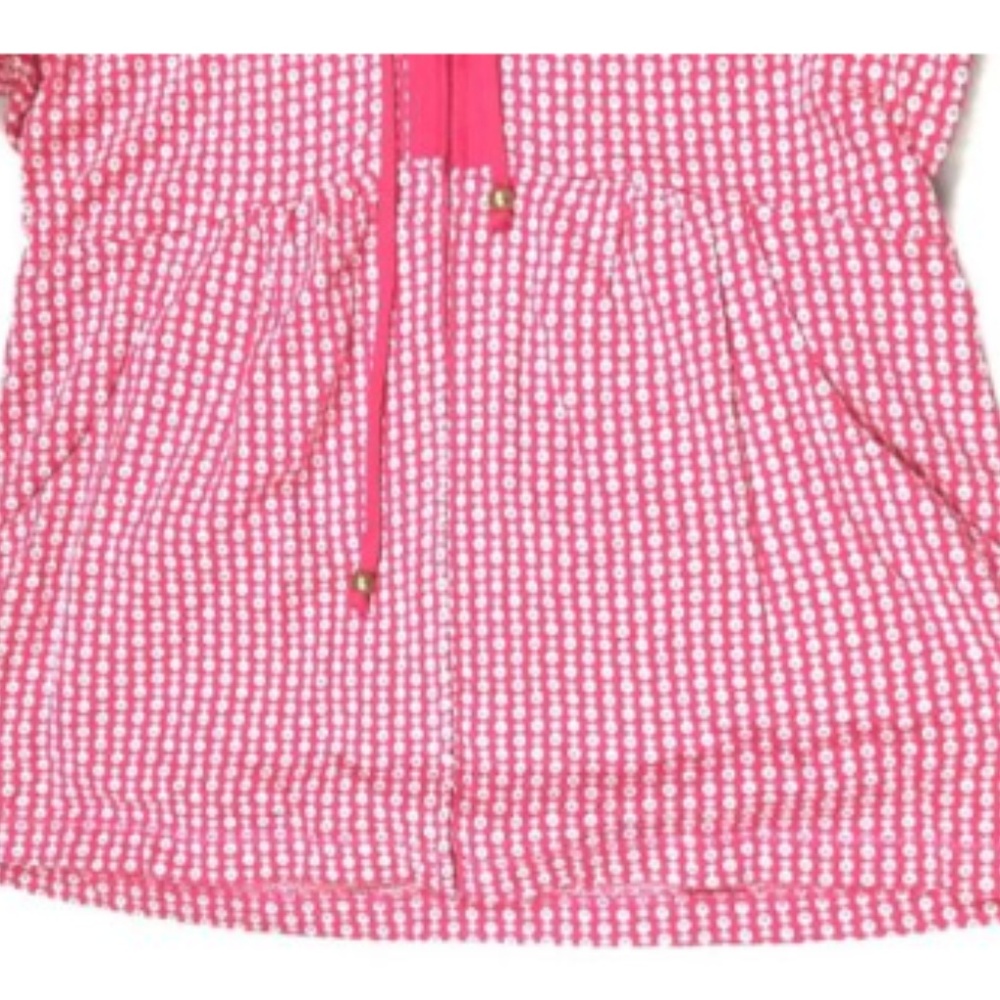 Juicy Couture XL Pink White Hoodie Hooded Zip Top - Picture 2 of 7